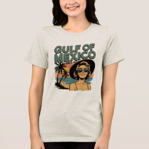 Golf van Mexico sinds 1672 Tri-Blend Shirt