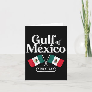 Golf van Mexico sinds 1672 Trump 2025 Retro Vintag Kaart