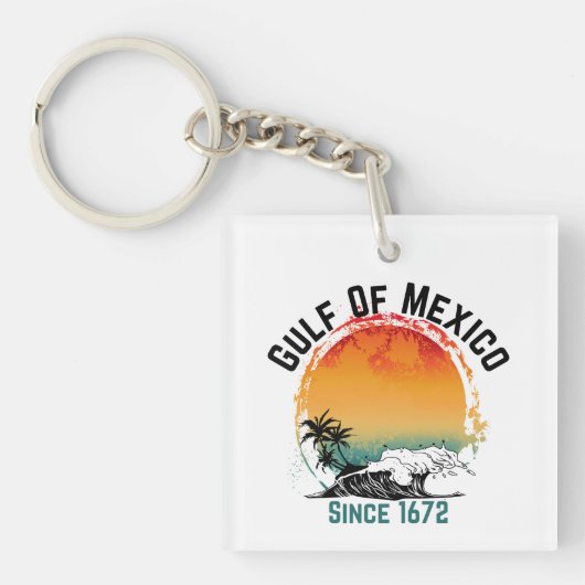 Golf van Mexico Sleutelhanger (voorkant)