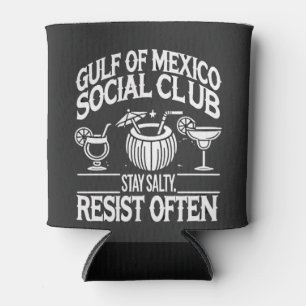 Golf van Mexico Sociale Club Blijf Zout Weerstand Blikjeskoeler