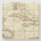 Golf van Mexico Stenen Onderzetter (Voorkant)