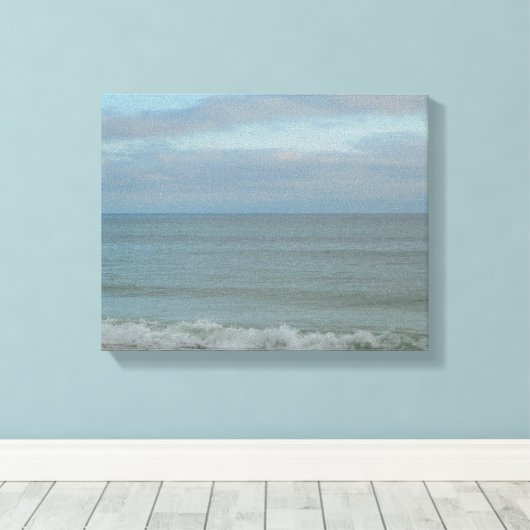 Golf van Mexico-strand Canvas Afdruk (Insitu (Houten vloer))