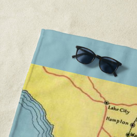 Golf van Mexico Strandlaken (In situ)