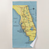 Golf van Mexico Strandlaken (Voorkant)