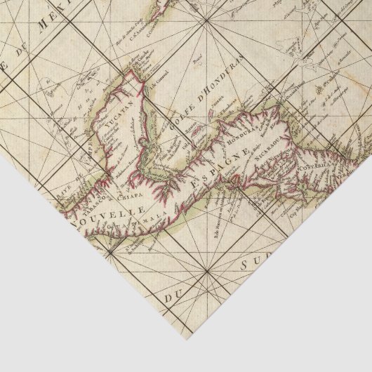 Golf van Mexico Tissuepapier (Detail)