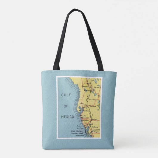 Golf van Mexico Tote Bag (Achterkant)