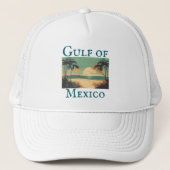 Golf van Mexico Trucker Hat Trucker Pet (Voorkant)