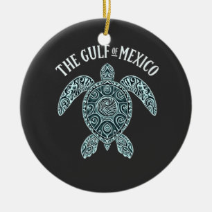 Golf van Mexico Turtle Zee Latino Keramisch Ornament