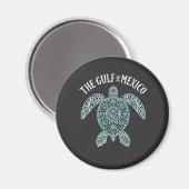 Golf van Mexico Turtle Zee Latino Magneet (Voorkant / Achterkant)