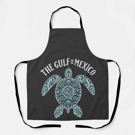 Golf van Mexico Turtle Zee Latino Schort (Voorkant)