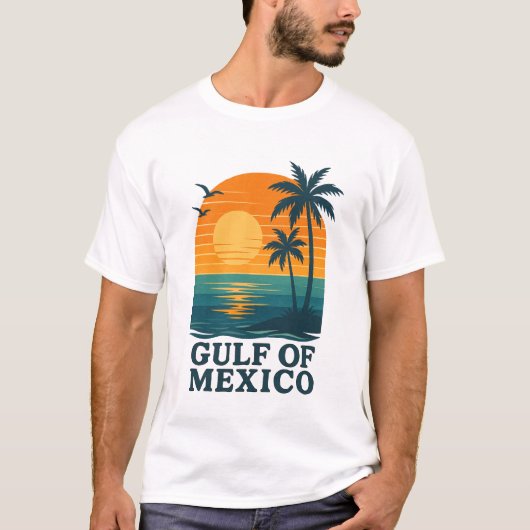 Golf van Mexico vibes T-shirt (Voorkant)