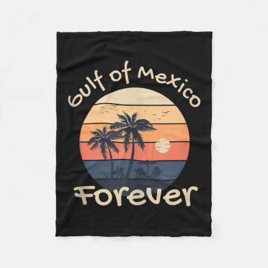 Golf van Mexico voor altijd - Anti-Trump Ontwerpta Fleece Deken (Voorkant)