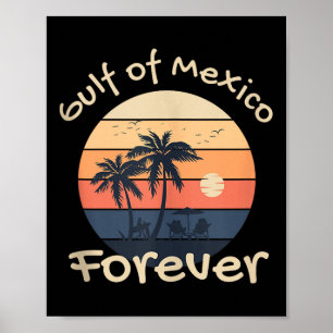 Golf van Mexico voor altijd - Anti-Trump Ontwerpta Poster