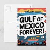 Golf van Mexico voor altijd Briefkaart (Voorkant / Achterkant)