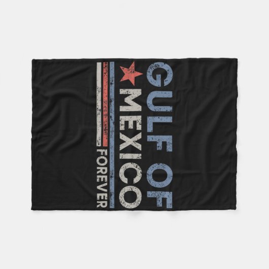 Golf van Mexico voor altijd Fleece Deken (Voorkant (Horizontaal))