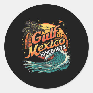 Golf van Mexico voor altijd neem me mee naar het s Ronde Sticker