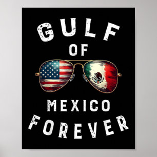 Golf van Mexico voor altijd President Trump Golf v Poster