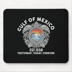 Golf van Mexico voor altijd Zee schildpad Golf van Muismat