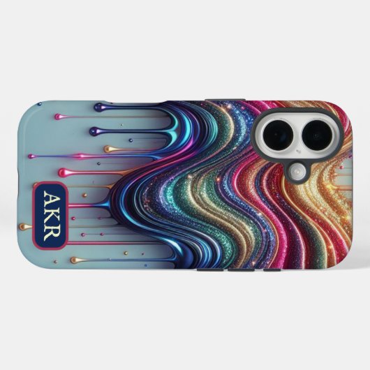 Golf van Regenboog Case-Mate iPhone Case (Achterkant (horizontaal))