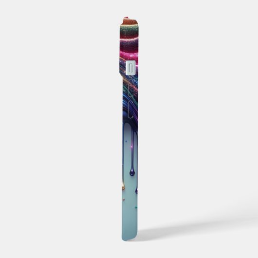 Golf van Regenboog iPhone 15 Case (Linkerkant)