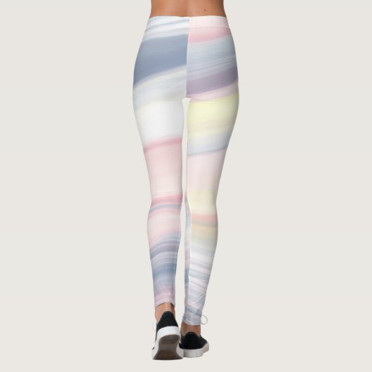 Golf van regenboogkleur leggings (Achterkant)
