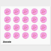 Golf van Rode Hartjes Liefde Stickers (Vel)