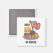 Golf van Siesta Grappige Trump Luiaard Magneet (Voorkant / Achterkant)