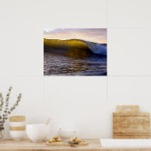 Golf van Surf in de Oceaan Poster (Keuken)