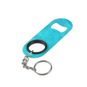 Golf van Turquoise Mini Flessenopener (Achterkant Gekanteld)