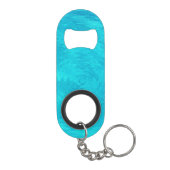 Golf van Turquoise Mini Flessenopener (Achterkant)