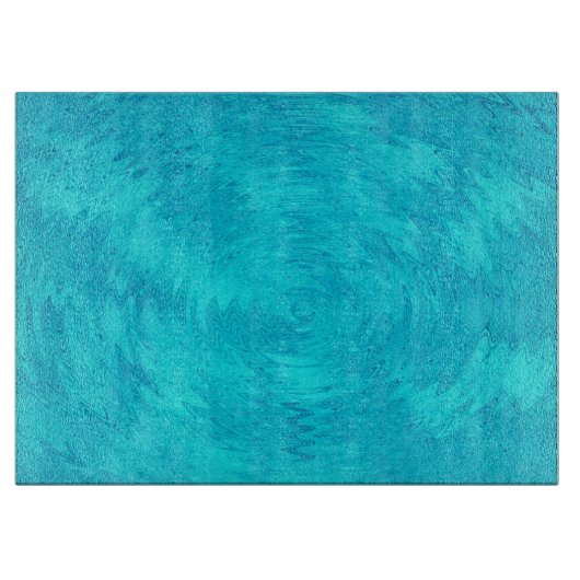 Golf van Turquoise Snijplank (Voorkant)