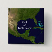 Golf van Turtle Island Button (Voorkant)