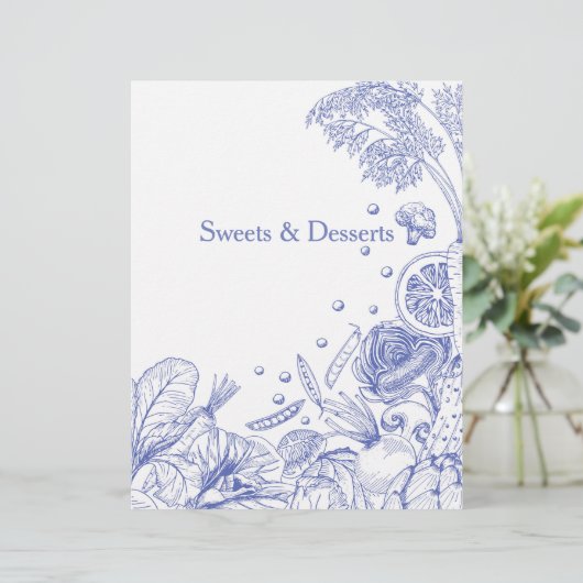 Golf van Veggies Blue - categorie Ontvangst (Staand voorkant)