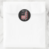 Golf van Verenigde Staten 2025 Ronde Sticker (Tas)