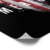 Golf van Verenigde Staten 2025 Vlag  Amerika _5 Poster (Hoek)