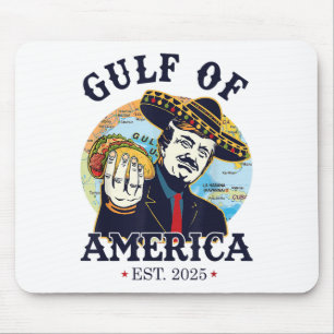 Golf van Verenigde Staten 2025 Vlag -Amerika Muismat