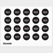 Golf van Verenigde Staten 2 Ronde Sticker (Vel)