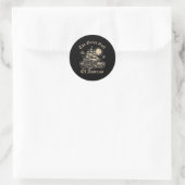Golf van Verenigde Staten Amerika Ronde Sticker (Tas)