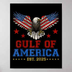 Golf van Verenigde Staten Est. 2025 Grappige Golf  Poster