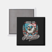Golf van Verenigde Staten Grappige Amerikaanse Ade Magneet (Voorkant / Achterkant)