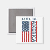 Golf van Verenigde Staten Grappige Amerikaanse vla Magneet (Voorkant / Achterkant)