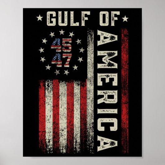 Golf van Verenigde Staten Grappige Amerikaanse vla Poster (Voorkant)