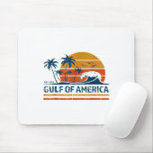 Golf van Verenigde Staten Grappige Golf van Mexico Muismat (Met muis)