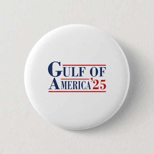 Golf van Verenigde Staten Grappige Golf van Mexico Ronde Button 5,7 Cm (Voorkant)