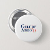 Golf van Verenigde Staten Grappige Golf van Mexico Ronde Button 5,7 Cm (Voorkant /achterkant)