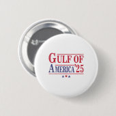 Golf van Verenigde Staten Grappige Golf van Mexico Ronde Button 5,7 Cm (Voorkant /achterkant)