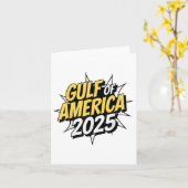 Golf van Verenigde Staten Palm Tree USA 2025 Ameri Kaart (Gele Bloem)