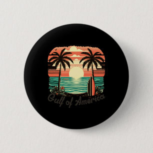 Golf van Verenigde Staten strand Amerika Golf me Ronde Button 5,7 Cm
