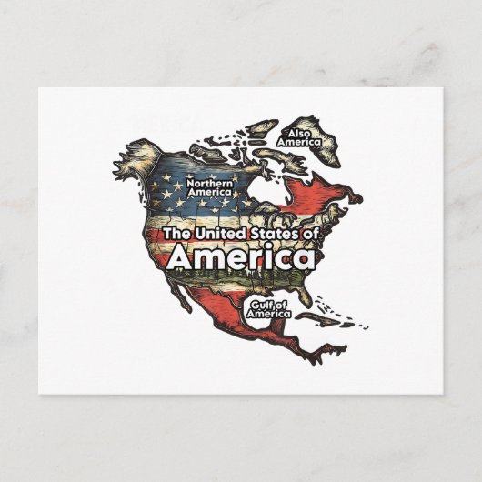 Golf van Verenigde Staten van Amerika Briefkaart (Voorkant)