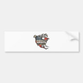 Golf van Verenigde Staten van Amerika Bumpersticker (Voorkant)